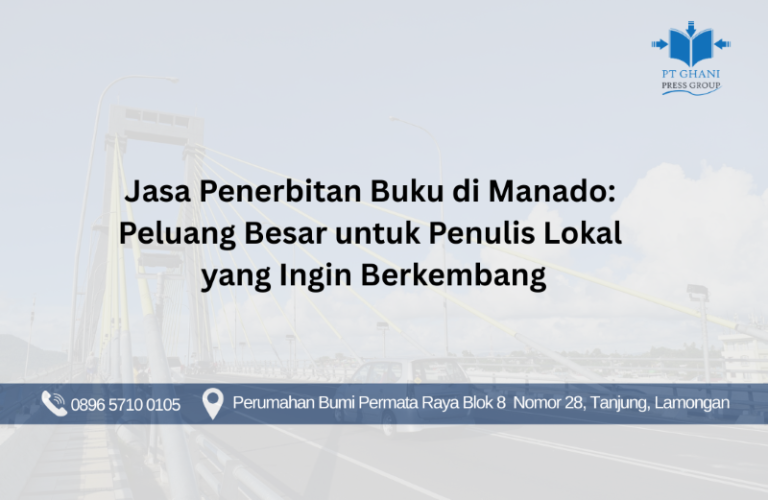 Jasa Penerbitan Buku di Manado