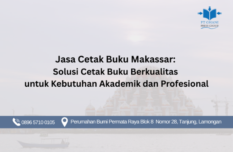 Jasa Cetak Buku Makassar