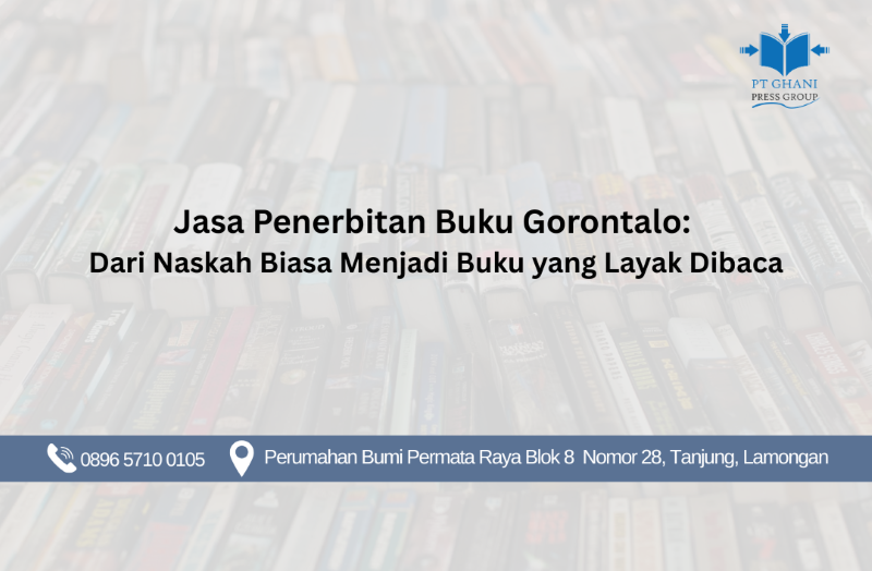 Jasa Penebitan Buku Gorontalo