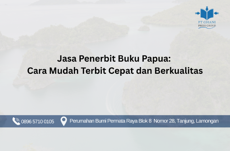 Jasa Penerbit Buku Papua