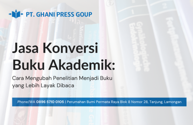 Jasa Konversi Buku Akademik