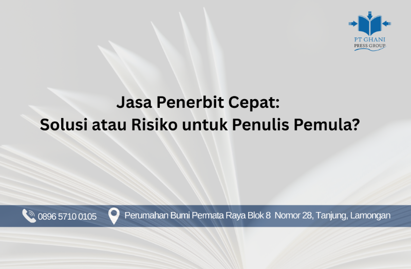 Jasa Penerbit Cepat