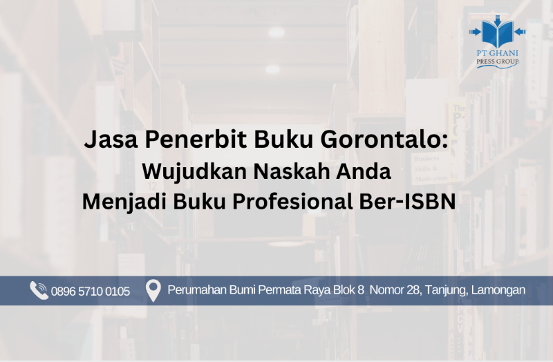 Jasa Penerbit Buku Gorontalo