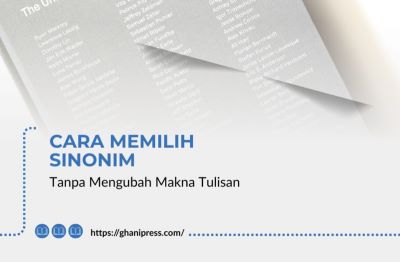 Cara Memilih Sinonim