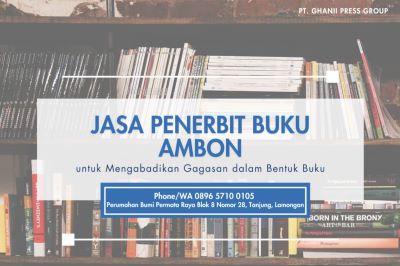 Jasa Penerbit Buku Ambon