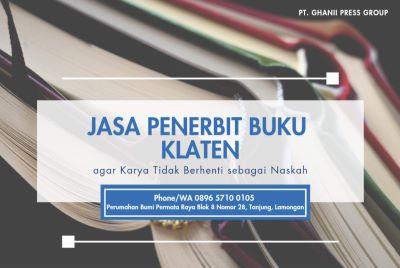 Jasa Penerbit Buku Klaten