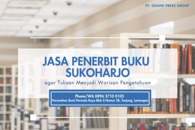 Jasa Penerbit Buku Sukoharjo