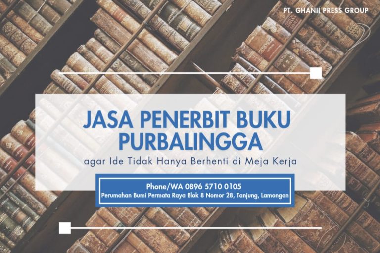 Jasa Penerbit Buku Purbalingga
