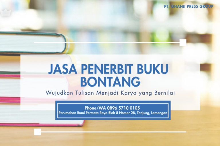 Jasa Penerbit Buku Bontang