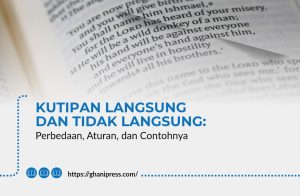 Kutipan Langsung dan Tidak Langsung