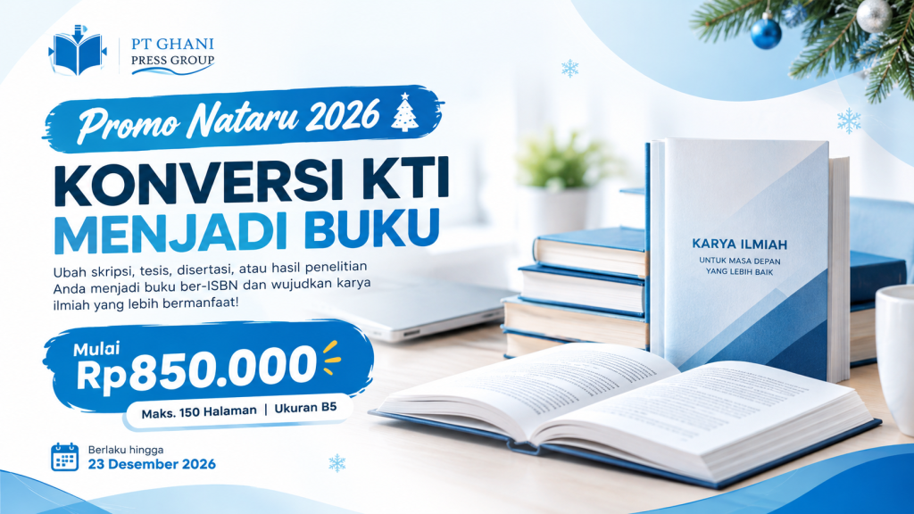 promo konversi KTI menjadi buku