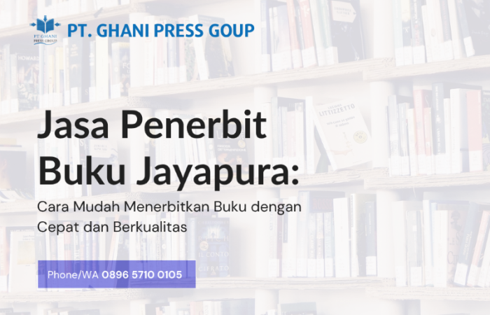 Jasa Penerbit Buku Jayapura