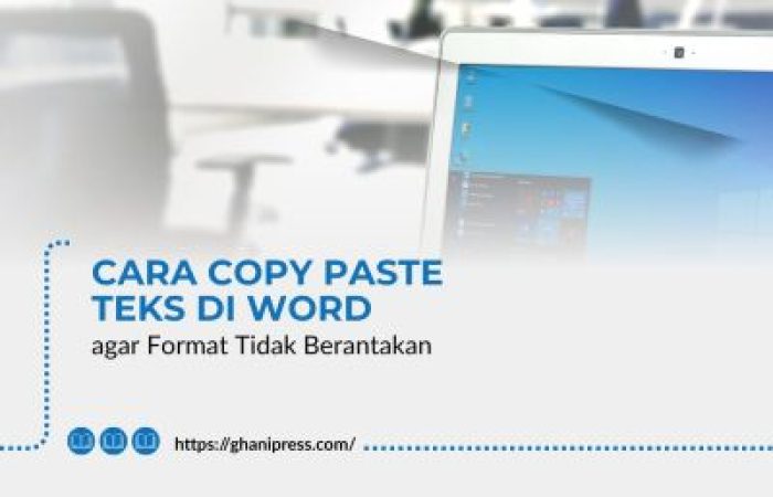 Cara Copy Paste Teks di Word