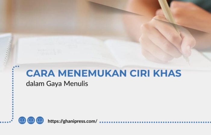 Cara Menemukan Ciri Khas