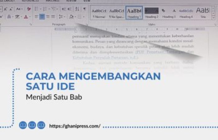Cara Mengembangan Satu Ide