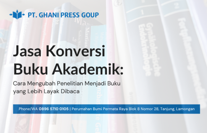 Jasa Konversi Buku Akademik