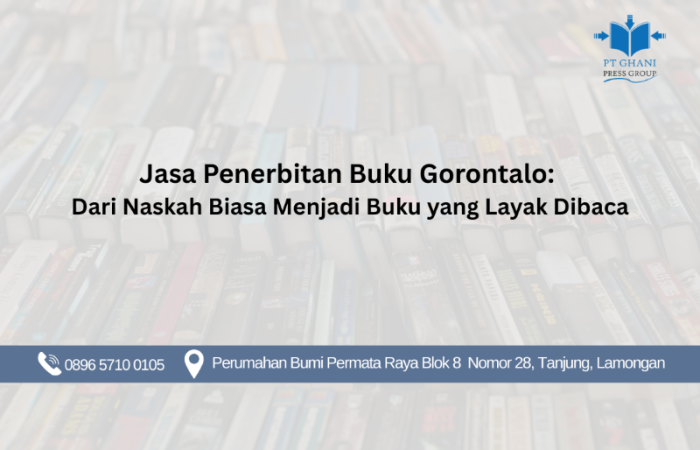 Jasa Penebitan Buku Gorontalo