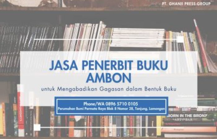 Jasa Penerbit Buku Ambon