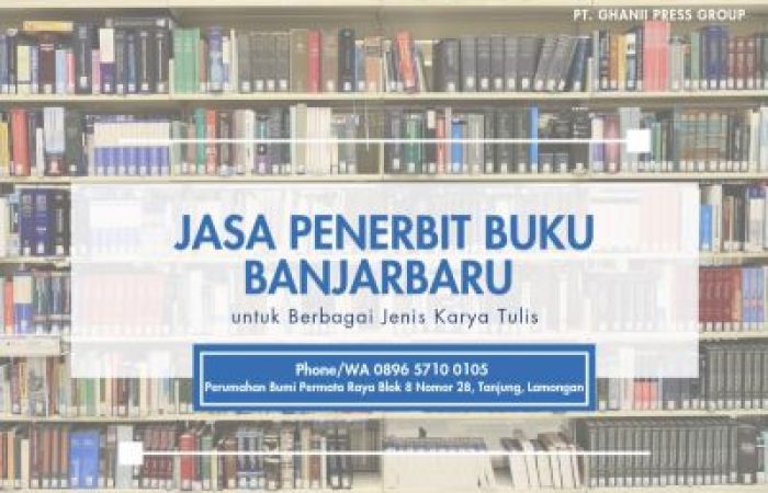 Jasa Penerbit Buku Banjarbaru