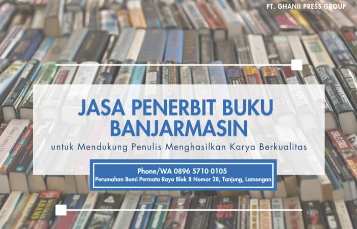 Jasa Penerbit Buku Banjarmasin