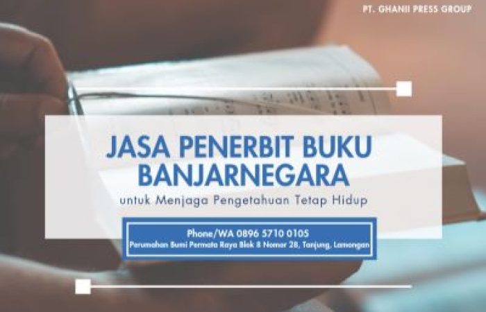 Jasa Penerbit Buku Banjarnegara