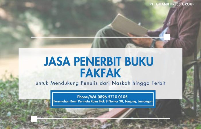 Jasa Penerbit Buku Fakfak