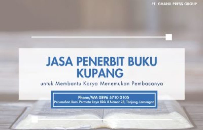 Jasa Penerbit Buku Kupang