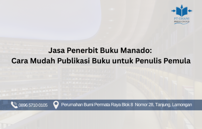 Jasa Penerbit Buku Manado