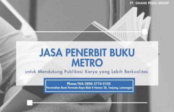 Jasa Penerbit Buku Metro
