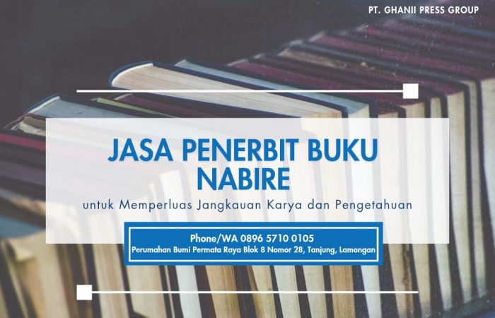 Jasa Penerbit Buku Nabire