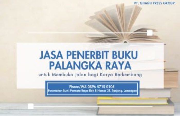 Jasa Penerbit Buku Palangka Raya