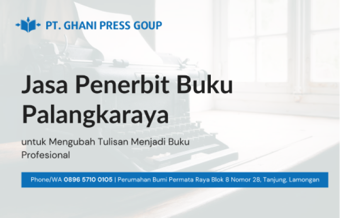 Jasa Penerbit Buku Palangkaraya
