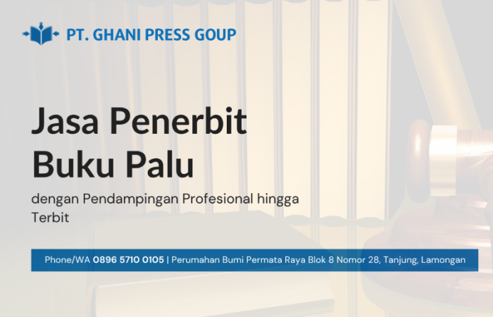 Jasa Penerbit Buku Palu