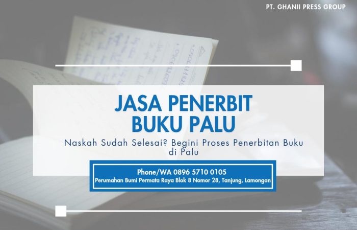 Jasa Penerbit Buku Palu