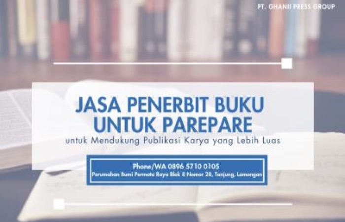 Jasa Penerbit Buku Parepare