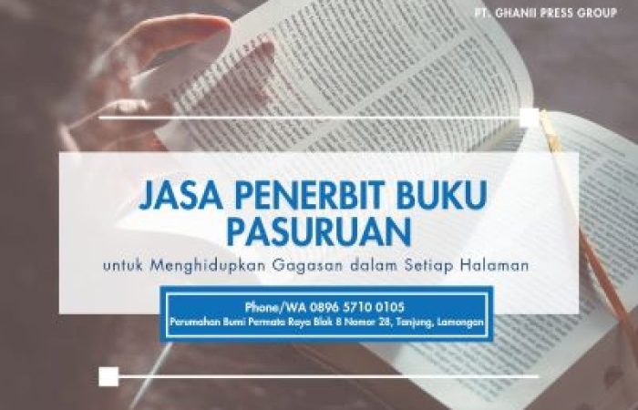 Jasa Penerbit Buku Pasuruan