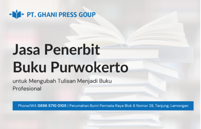 Jasa Penerbit Buku Purwokerto