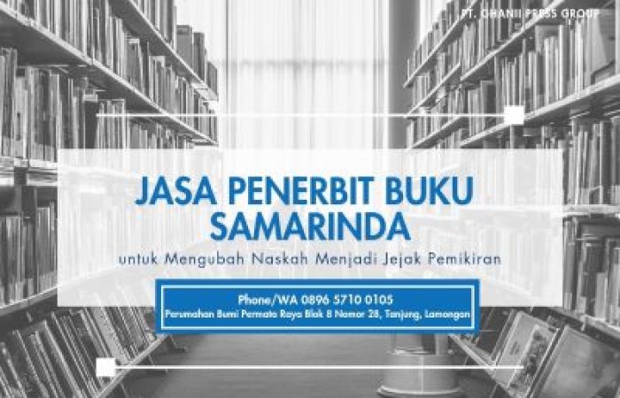 Jasa Penerbit Buku Samarinda