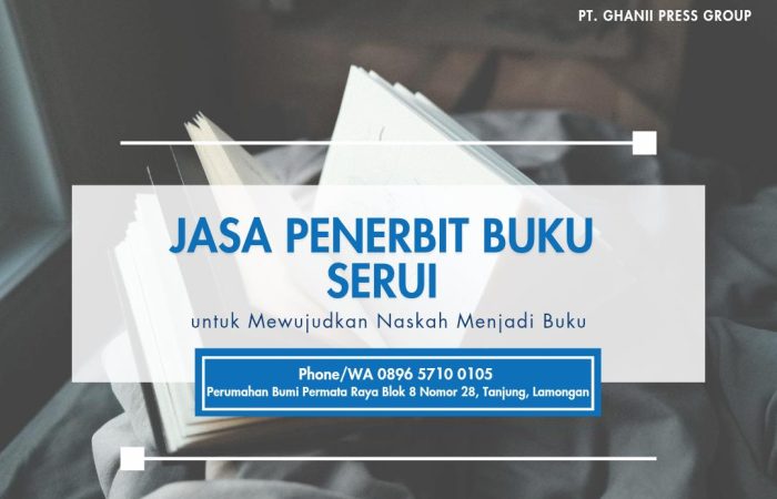 Jasa Penerbit Buku Serui