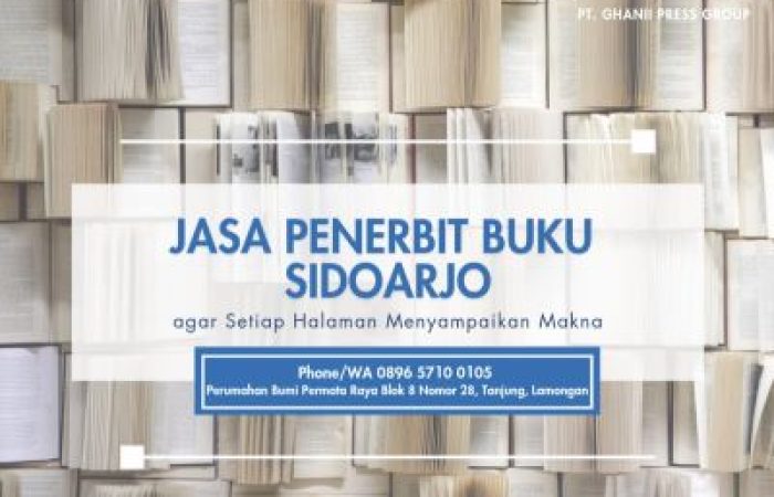 Jasa Penerbit Buku Sidoarjo