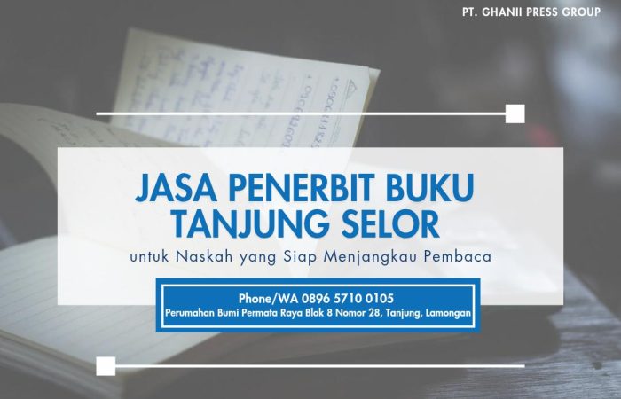 Jasa Penerbit Buku Tanjung Selor
