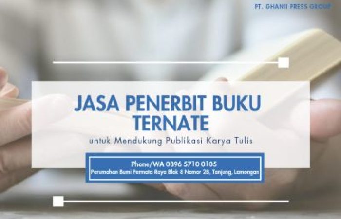 Jasa Penerbit Buku Ternate