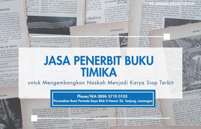 Jasa Penerbit Buku Timika