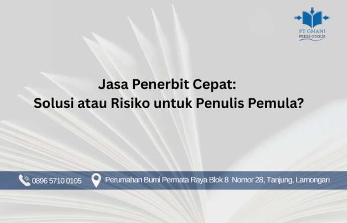 Jasa Penerbit Cepat