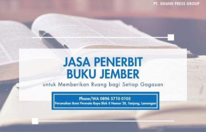 Jasa Penerbit buku Jember