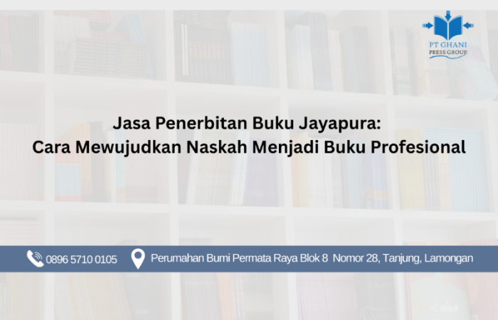 Jasa Penerbitan Buku Jayapura