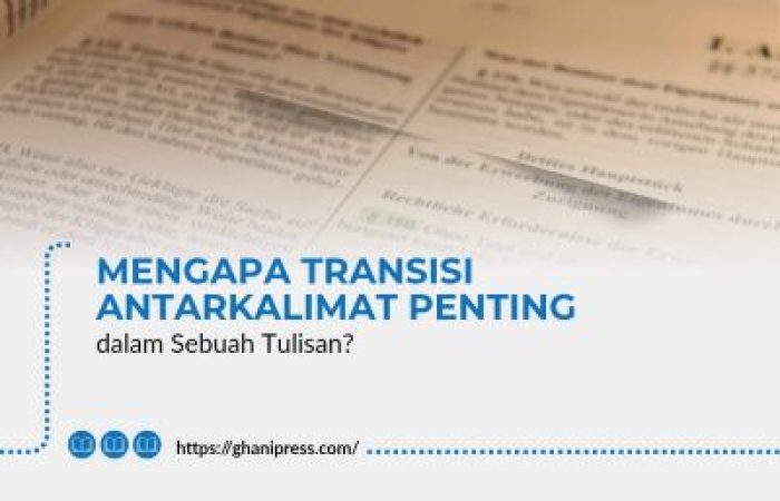Mengapa Transisi