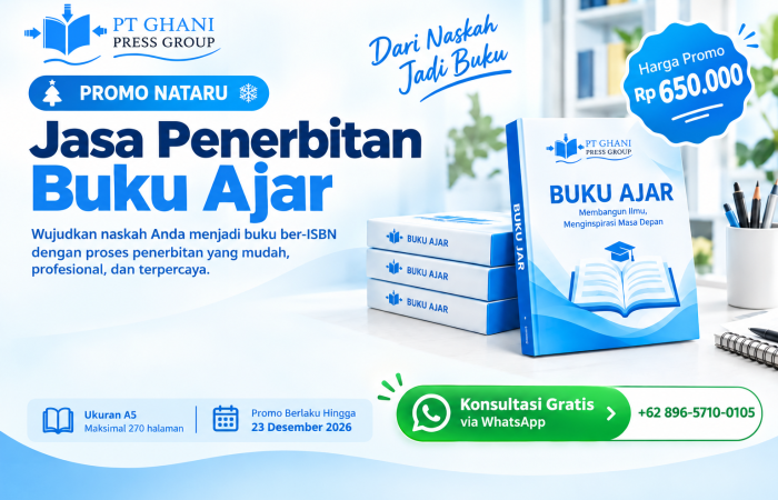 jasa penerbitan buku ajar