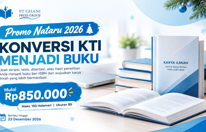 promo konversi KTI menjadi buku